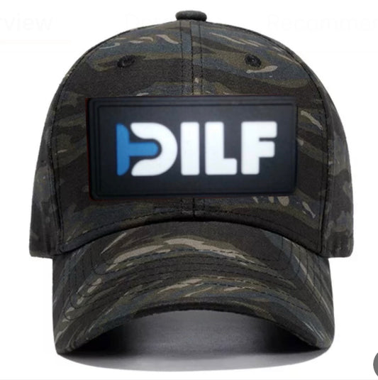 DILF Tactical Camo Hat (Fitted)